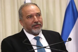 Thủ lĩnh đảng Yisrael Beytenu, ông Avigdor Lieberman. (Nguồn: AFP)