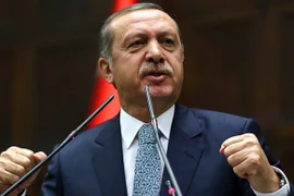 Tổng thống Thổ Nhĩ Kỳ Tayyip Erdogan. (Nguồn: AFP)