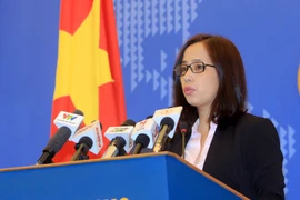 Phó Phát ngôn viên Bộ Ngoại giao Phạm Thu Hằng. (Ảnh: An Đăng/TTXVN)