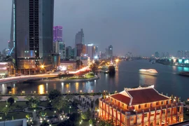 Trung tâm Thành phố Hồ Chí Minh, đầu tàu kinh tế của Việt Nam. (Ảnh: Tràng Dương/TTXVN)