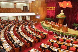 Toàn cảnh bế mạc Hội nghị. (Ảnh: Trí Dũng/TTXVN)