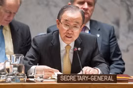 Tổng Thư ký Liên hợp quốc Ban Ki-moon. (Nguồn: AFP).