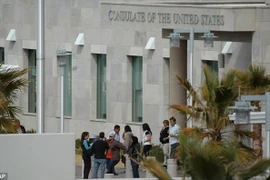 Lãnh sự quán Mỹ ở Ciudad Juarez, Mexico. (Nguồn: AP)