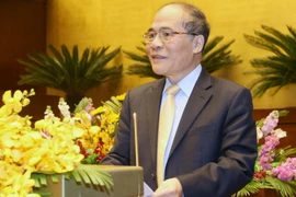 Chủ tịch Quốc hội Nguyễn Sinh Hùng. (Ảnh: Nhan Sáng/TTXVN)