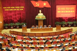 Toàn cảnh Hội nghị tổ chức xây dựng Đảng năm 2016 . (Ảnh: Trí Dũng/TTXVN)