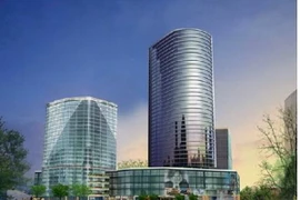 Phối cảnh Trung tâm thương mại dịch vụ Hạ Đình.