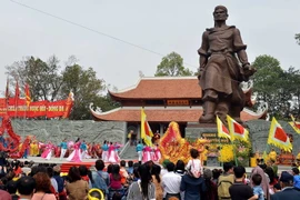 Lễ hội gò Đống Đa (Hà Nội) khai hội ngày hôm nay sẽ diễn ra trong thời tiết nắng ấm. (Nguồn: TTXVN)