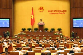 Toàn cảnh kỳ họp thứ 10 của Quốc hội khóa XIII. (Nguồn: TTXVN)