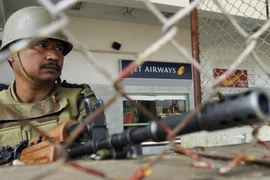 Binh sỹ Ấn Độ tại căn cứ Pathankot ngày 2/1. (Nguồn: Reuters/TTXVN)
