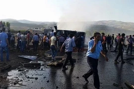 Hiện trường vụ đánh bom. (Nguồn: imctv.com.tr)