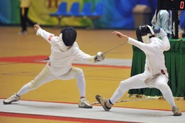 Môn kiếm chém tiếp tục mang niềm vui về cho thể thao Việt Nam. Ảnh minh họa. (Nguồn: TTXVN) 