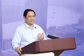 Thủ tướng Phạm Minh Chính chủ trì Hội nghị Phát triển thị trường bất động sản. (Ảnh: Dương Giang/TTXVN)
