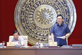 Chủ tịch Quốc hội Vương Đình Huệ phát biểu. (Ảnh: Doãn Tấn/TTXVN)