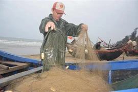 Ngư dân Thanh Hóa. (Ảnh: Hoa Mai/TTXVN)
