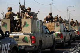 Binh sỹ Iraq tuần tra tại Karbala. (Ảnh: AFP/TTXVN)