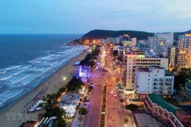 Biển Sầm Sơn. (Ảnh: Hoa Mai/TTXVN)