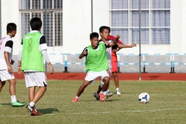 [Photo] U19 Việt Nam miệt mài luyện tập trước trận gặp Hàn Quốc