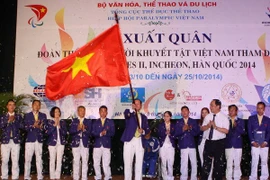 Đoàn thể thao Việt Nam sẵn sàng tranh tài ở Asian Para Games 2