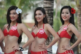 [Photo] Các thí sinh Hoa hậu Việt Nam trong trang phục áo tắm