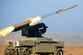 Iran phóng tên lửa trong một cuộc tập trận. (Nguồn: presstv.ir)