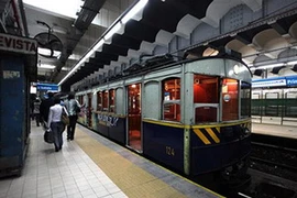 Toa tàu điện ngầm cổ nhất thế giới của Argentina. (Ảnh: Quang Sơn/Vietnam+)