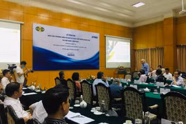 Lễ công bố “Báo cáo thường niên về đầu tư nước ngoài tại Việt Nam,” ngày 10/5, do VAFIE tổ chức. (Ảnh: Vietnam+)