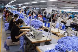 Chỉ số sản xuất toàn ngành công nghiệp tính chung trong bốn tháng đầu năm tăng 7,5% so với cùng kỳ năm 2021. (Ảnh: TTXVN)