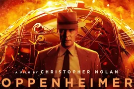 Poster của bộ phim Oppenheimer.