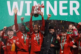 Liverpool giành Cúp Liên đoàn Anh 2024. (Nguồn: Getty Images)