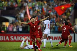 U23 Việt Nam hướng đến mục tiêu giành 3 điểm ngày ra quân. (Ảnh: Minh Quyết/TTXVN)