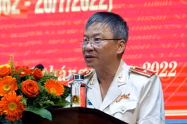 Thiếu tướng Nguyễn Đức Dũng được bầu giữ chức Phó Bí thư Tỉnh ủy Quảng Nam. (Ảnh: Trịnh Bang Nhiệm/TTXVN)
