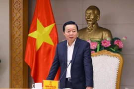Phó Thủ tướng Trần Hồng Hà phát biểu chỉ đạo cuộc họp. (Ảnh: Văn Điệp/TTXVN)