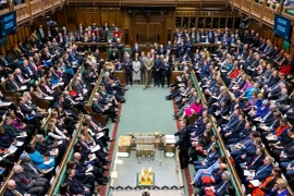 Toàn cảnh một phiên họp Hạ viện Anh. (Ảnh: AFP/TTXVN)