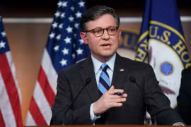 Chủ tịch Hạ viện Mike Johnson. (Nguồn: AFP)