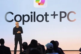 Microsoft giới thiệu về dòng máy tính cá nhân Copilot + được trang bị các tính năng AI. (Nguồn: AFP/Getty Images)