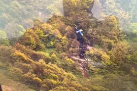 Video hiện trường rơi máy bay trực thăng chở Tổng thống Iran