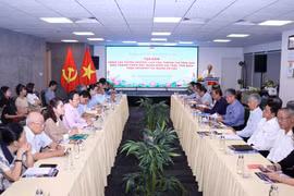 Quang cảnh tọa đàm. (Ảnh: Xuân Khu/TTXVN)