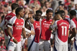 Arsenal khởi đầu thuận lợi tại Premier League mùa này. (Nguồn: AP)