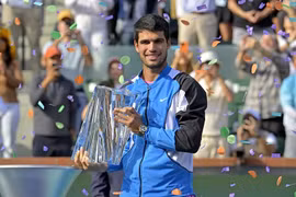 Carlos Alcaraz vô địch Indian Wells 2024. (Nguồn: Getty Images)