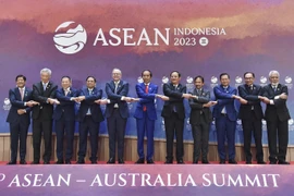Thủ tướng Phạm Minh Chính và các Trưởng đoàn dự Hội nghị Cấp cao ASEAN-Australia lần thứ 3 chụp ảnh chung. (Ảnh: Dương Giang-TTXVN)