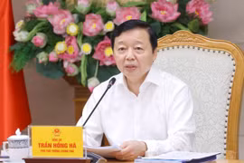Phó Thủ tướng Trần Hồng Hà phát biểu. (Ảnh: Doãn Tấn/TTXVN)