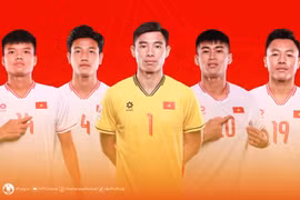 Ban cán sự U23 Việt Nam tại giải U23 châu Á 2024. (Nguồn: VFF)