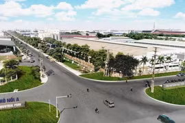 Khu công nghiệp Phố Nối A, tỉnh Hưng Yên. (Ảnh: BNEWS/TTXVN)