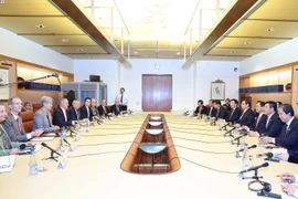 Thủ tướng Phạm Minh Chính hội đàm với Thủ tướng Australia Anthony Albanese. (Ảnh: Dương Giang/TTXVN)