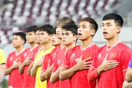 Đội tuyển U23 Việt Nam liệu có thể gây bất ngờ trước U23 Iraq để giành quyền vào bán kết U23 châu Á 2024. (Nguồn: VFF)