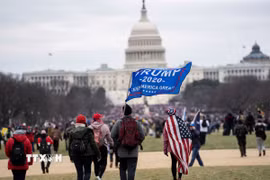 Tòa án Mỹ bác quyền miễn trừ của ông Trump trong vụ bạo loạn tại Điện Capitol. (Ảnh: THX/TTXVN)