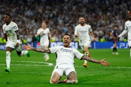 Joselu lập cú đúp giúp Real ngược dòng đánh bại Bayern Munich. (Nguồn: Reuters)