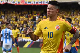 James Rodriguez tỏa sáng giúp Colombia đánh bại Argentina. (Nguồn: Getty Images)