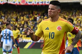 James Rodriguez tỏa sáng giúp Colombia đánh bại Argentina. (Nguồn: Getty Images)