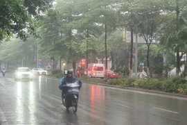 Nhiều khu vực có mưa. (Ảnh: Vietnam+)